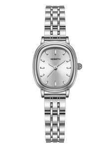 1pc Women's Stainless Steel Band Quartz Wrist Watch, Fashionable & Minimalist, Suitable For Daily Wear - one-size - View 15