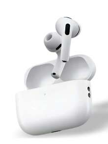 真无线耳机 - 兼容苹果和安卓系统，内置麦克风，防汗设计，电池续航时间长达 24 小时 - 白色，耳机 > 无线，Airbus's，兼容 充电盒，适用于 - A6 - 查看 2