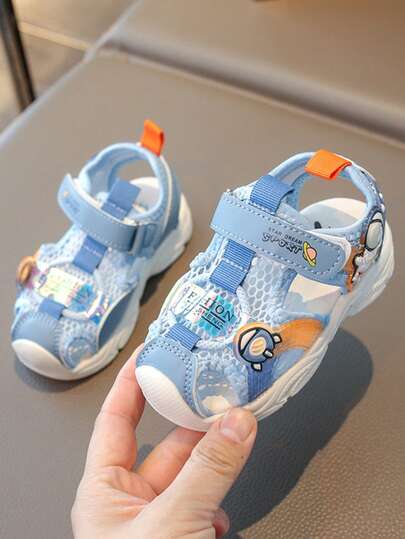 Sandalias deportivas para niños con diseño de , casuales y versátiles para uso diario, vacaciones y viajes