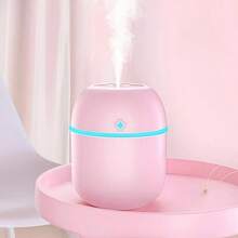 1pc Lucky Color USB Humidifier, Portable Mini Aromatherapy Diffuser, LED Color Car Aromatherapy Machine, Suitable For Car/Office/Bedroom, Suitable For Air Humidification, Room Decoration - Multicolor - View 6