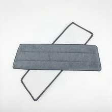 1/2/3/5pcs Spray Mop Pads, Home Rotating Flat Mop With Reusable Microfiber Cloths, Household Cleaning Tools - Grey - View 1