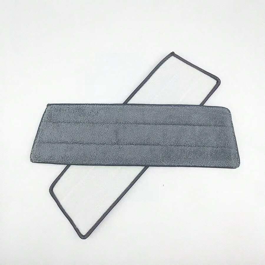 1/2/3/5pcs Spray Mop Pads, Home Rotating Flat Mop With Reusable Microfiber Cloths, Household Cleaning Tools - Grey - View 1