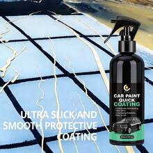 JB-XPCS 三合一汽车纳米陶瓷涂层快速喷涂膜，防刮擦，疏水，漆面保护蜡，汽车美容抛光套装 - 黑色 - 查看 12