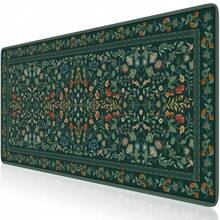 1 pieza Alfombrilla de escritorio con estampado floral rosa de ICasso, Alfombrilla de ratón extra grande, Alfombrilla de ratón grande antideslizante con bordes cosidos, Alfombrilla de ratón para computadora adecuada para juegos y oficina, Apta para portátil y PC, Regalo ideal de cumpleaños o Navidad, Mejor accesorio de escritorio Alfombrilla de ratón Decoración de escritorio Accesorios de oficina Suministros de oficina Decoración de oficina Alfombrilla de ratón Mesa de estudio Alfombrilla de ratón para escritorio Decoración de escritorio - Multicolor - Ver 7