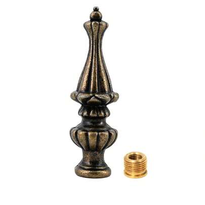 Zinc Alloy Die-Cast Table Lamp/Floor Lamp Decorative Shade, Antique Bronze Lamp Shade Bracket Accessory