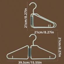 Multifunctional Foldable Portable Clothes Drying Rack, Retractable Travel Hanger - Multicolor - View 4
