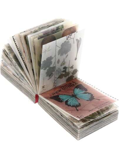 365 Hojas Vintage Scrapbooking Material De Papel Antiguo Retro Para Diario, Álbum, Arte Y Artesanía De Viajes,40967177