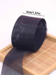 4cm Flowing Light Ribbon Big Bow Ribbon Accessories Hair Clip DIY Gift Box Flower Bundle Birthday Wedding Packaging Handmade Material - Multicolor - View 5