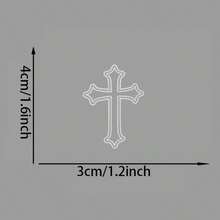 Christ Cross Contour Stickers, Water Glass Stickers, Computer Notebook Stickers, Car Stickers, Glass Window Stickers - A - View 7