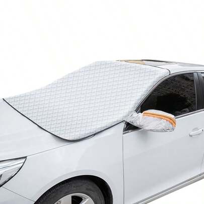 1pc Car Snow Cover, Suitable For Icy And Snowy Weather, Effectively Prevents Icing And Dust, Fits Sedans And SUVs