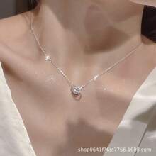 1pc Cosmic Star Planet Necklace For Women, Delicate Design, Elegant Luxury Clavicle Chain, Ins Style - Silver - View 3