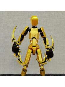 Titan 13 Posable Action Figure Set - Complete T13 Robot Figurine, 3D Printed Collectible Doll, Suitable For Desktop Decor And Display, Decorative Ornament, Small Desktop Robot, Space Robot, Zoro. (Color, Style, Accessories Shipped Randomly) - Multicolor - View 13