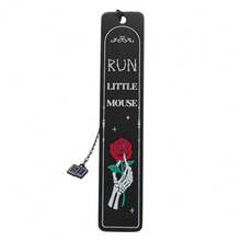 Dark Romance Bookmark Gift: Dark Romance Themed Metal Bookmark, Black Bookmark, For Book Lovers, Reading List Gift. - Square - View 11