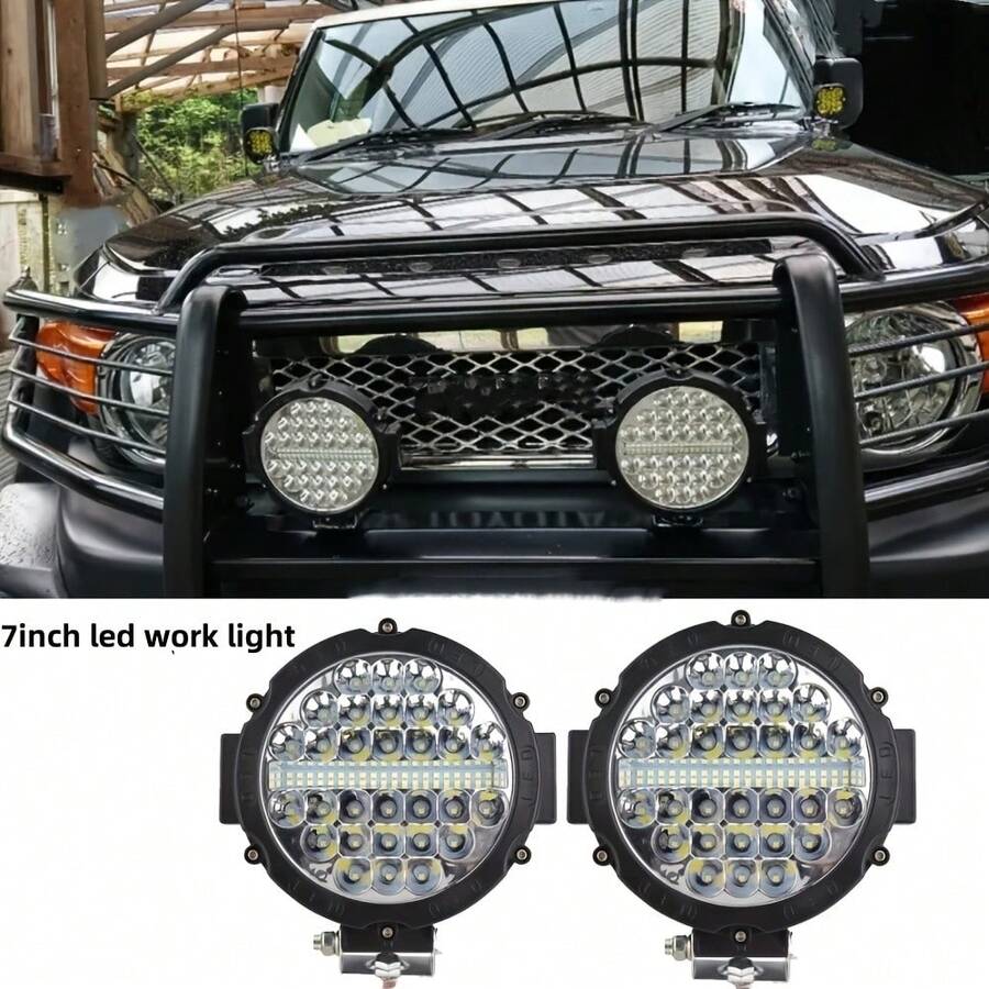 7 Inch Round LED Offroad Lights Led Pods Lights Led Work Lights Led Lamp Roof And Bumper Light - 7-inch LED Work Light - View 1