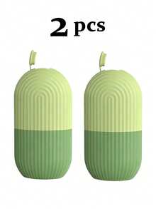 3/2/1件装硅胶冰敷按摩滚轮，硅胶面部按摩工具，西瓜冰敷滚轮，硅胶冰滚轮，面部按摩冰模，条纹面部冰滚轮，冰滚轮面部按摩器。适用于面部、眼部和颈部；冰敷护肤，居家面部护理配件。 - 彩色 - 查看 23