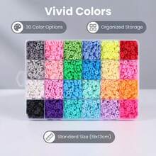 2400pcs Polymer Clay & Acrylic Letter Beads Set, Suitable For Making Bracelets, Necklaces And Other Jewelry - Mixed Shape Jewelry Making Kit, Soft Clay Sheets - Multicolor - View 9