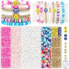 2400pcs Polymer Clay & Acrylic Letter Beads Set, Suitable For Making Bracelets, Necklaces And Other Jewelry - Mixed Shape Jewelry Making Kit, Soft Clay Sheets - Multicolor - View 13