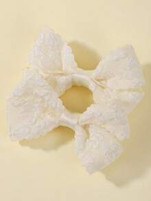 2pcs/Set Solid Color Bow Hair Clips, Versatile Hair Accessories For Back To School & All Seasons - Apricot - View 4