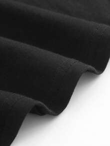 Men's Pure Cotton Tank Top, Slim Fit, Casual Street Style, A Must-Have Item For Everyday Wear And The Gym. - 黑色 - 查看 4