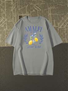 Camisa Camiseta Algodão Premiun Amalfi Exclusiva 2026 - Cinza - Visão 1