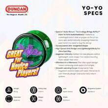 Toys Reflex Auto Return Yo-Yo, Cuerda de Truco para Principiantes, Verde,40977839 - Rojo - Ver 6
