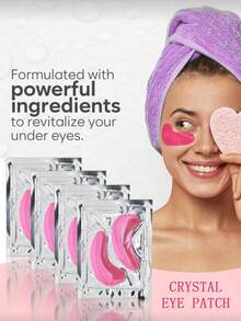 5 Pairs Moisturizing Gel Eye Patches, Eye Masks Formulated With Powerful Ingredients To Revitalize Your Under Eyes - Multicolor - View 1