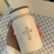 Christ Cross Contour Stickers, Water Glass Stickers, Computer Notebook Stickers, Car Stickers, Glass Window Stickers - A - View 6