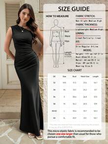 Women's Elegant Solid Color Pleated Backless Satin Patchwork Maxi Dress, Suitable For Outings, Parties, Cocktail Events, Wedding Guests, And Vacations