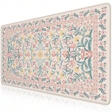 1 pieza Alfombrilla de escritorio con estampado floral rosa de ICasso, Alfombrilla de ratón extra grande, Alfombrilla de ratón grande antideslizante con bordes cosidos, Alfombrilla de ratón para computadora adecuada para juegos y oficina, Apta para portátil y PC, Regalo ideal de cumpleaños o Navidad, Mejor accesorio de escritorio Alfombrilla de ratón Decoración de escritorio Accesorios de oficina Suministros de oficina Decoración de oficina Alfombrilla de ratón Mesa de estudio Alfombrilla de ratón para escritorio Decoración de escritorio - Multicolor - Ver 28