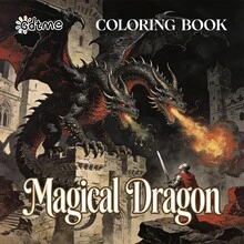 GDTME 极致少女心成人涂色书 - 可爱少女元素，大胆简约的设计，带来放松的涂色体验，24页厚纸，绝佳的返校文具，理想的情人节和闺蜜节礼物，美术用品，书籍，办公用品 - 非常少女的 - 查看 22