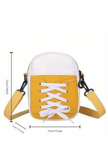 可爱女士斜挎包，可作单肩包使用 - 彩色 - 查看 6