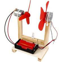 Kit de Generador de Energía Eólica, Kit de Generador de Turbina Eólica con Caja de Batería Kit de Turbina Eólica de Potencia única de 1,5 V para Niños,40964478 - Multicolor - Ver 1