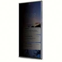 Anti-Peeping Flexible Hydrogel Protective Film, Suitable For Samsung Galaxy S26 Ultra/S26 Plus/S25 Ultra/S25 Plus/S25 Edge/S25 FE/S24 Ultra/S24 Plus/S24 FE/S23+/S23 FE/S22+/S21+/A07/A17/A37/A57/A05S/A06/A15/A16/A24/A25/A35/A36/A54/A55/A56, Ultra-Clear Anti-Peeping, Visual Soft Film, Smooth Touch, Full Screen Coverage, Anti-Fingerprint, Anti-Scratch - Black - View 4