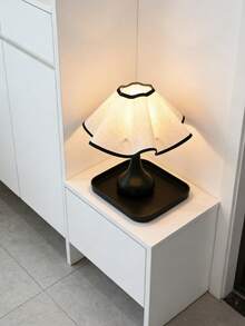 1pc USB Powered High-Quality Metal Retro Desk Lamp, Suitable For Bedside, Hostel, Dining Room, Camping, Minimalist Warm Light Atmosphere Lamp - Black - View 6