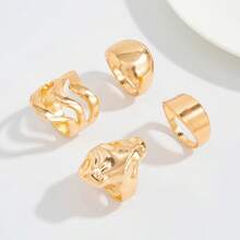 1 Bộ nhẫn đôi cao cấp, kiểu dáng phóng đại, phụ kiện - Nhiều màu - Xem 5