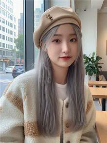 Cartoon Bear Casual Polyester (Polyester) Beret Hat For Daily Wear - Multicolor - View 4