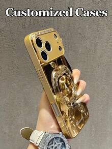 1 buah Casing Ponsel Kaca Tempered dengan Desain Teks dan Huruf 26 Huruf, Efek Logam Cair Emas Mengalir, Motif Apel, Kompatibel dengan iPhone 17 Air/16 Pro Max/15 Pro/14 Plus/13 Pro/12 Pro Max/11/Xs Max/8/7/6 Plus, S24 Ultra/S25 Ultra/A12, Hadiah Kustom Bisnis Kelas Atas untuk Pacar, Kekasih, Keluarga, Versi Internasional, Bukan Versi Domestik - Emas - View 7
