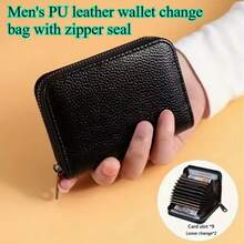 1pc PU Material Banknote Storage Book, Can Hold 100 Banknotes, Large Capacity Cash & Card Storage Notebook, Birthday/New Year Gift - Multicolor - View 11