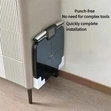 2pcs Wall-Mounted Weight Scale Storage Rack-Adhesive Installation, Convenient Storage,Wall-Mounted Shelving, No Drilling Required, Durable Plastic Material,Electronic Scale Dedicated Wall-Mounted Storage Rack, Electronic Scale Storage,Saving Design - Multicolor - View 8