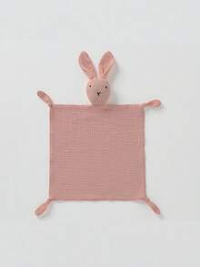 1pc Muslin Teething Blanket, Baby Rabbit Crinkle Cloth Sensory Toy - Multicolor - View 40