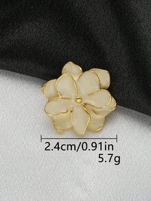 3pcs/Pack Multi-Size Luxury Rose Metal Buttons, Handmade Decorative Buttons For Sweater, Coat, Jacket, Shirt, Suit, Scarf, Jewelry DIY Accessories - A - View 18