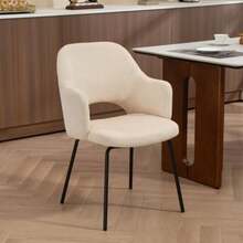 2 Dining Chairs, Polyurethane Seat, Rattan Backrest, Living Room Chair, Bedroom Chair