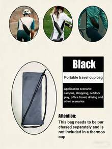 大容量保温旅行杯 | 不锈钢防漏设计，持久保温/保冷，防溢漏，适用于汽车、办公室、商务旅行、通勤——您的全能温度伴侣 - 彩色 - 查看 11