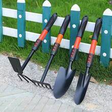 1pc New Reinforced Durable Gardening Tool - Hardened Steel Shovel Head With Non-Slip Rubber Handle - Anti-Rust Ergonomic Design - Suitable For Hard Soil Digging, Transplanting, Weeding And Lawn Repair - A - View 12