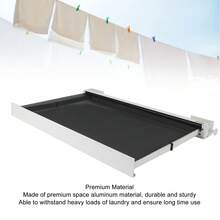 60cm Invisible Folding Clothes Rack, Telescopic Drying Net, Perfect For Drying Shoes And Socks On Balconies And Inside Windows - B - View 1