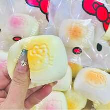2个新款KT双色白色小圆球慢回弹挤压玩具，缓解压力，生日/圣诞节/节日礼物 - 彩色 - 查看 7
