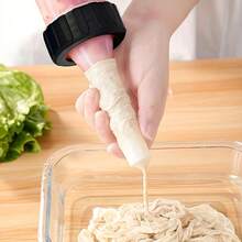 1 Set Manual Sausage Making Kit - Home Kitchen Easy To Use Salami Filler, Kitchen Meat Tools, Kitchen Utensils - White - View 5