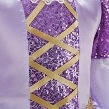 Jasmine Princess Cosplay Outfit, Princess Cosplay Dress, Children's Carnival Costume, Carnival Dress - Màu tím hoa cà - Xem 4