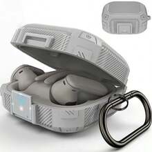 Carbon Fiber Pattern TPU Shockproof Protective Case With Safety Lock For Powerbeats Pro 2 Wireless Earphones - Multicolor - View 13