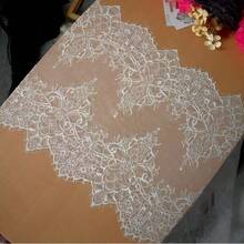 3 Meters Lace Trim, 40cm Wide Lace Applique, Suitable For Sewing, Crafts, Clothing, Home Decor And Wedding Decoration - Multicolor - View 3